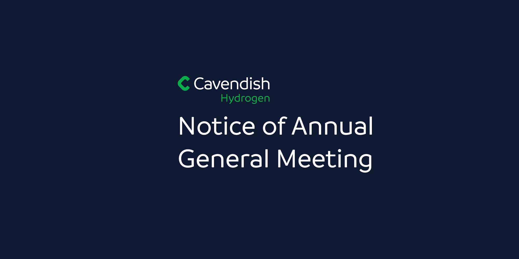 Notice of annual general meeting